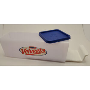 vintage TUPPERWARE Kraft VELVEETA LOGO Cheese Cracker Keeper 3 Piece Set tray